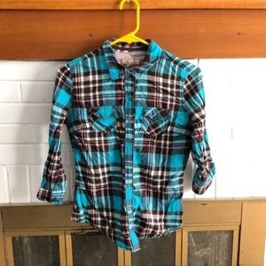 Girls plaid blouse
